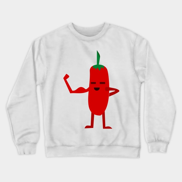 Strong red pepper my name chili Crewneck Sweatshirt by jaml-12